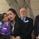 Fifth-grade teacher Gaby Ibarra of the ABC Unified School District speaks at a demonstration in March 2014 about education issues.
Courtesy of AFL-CIO